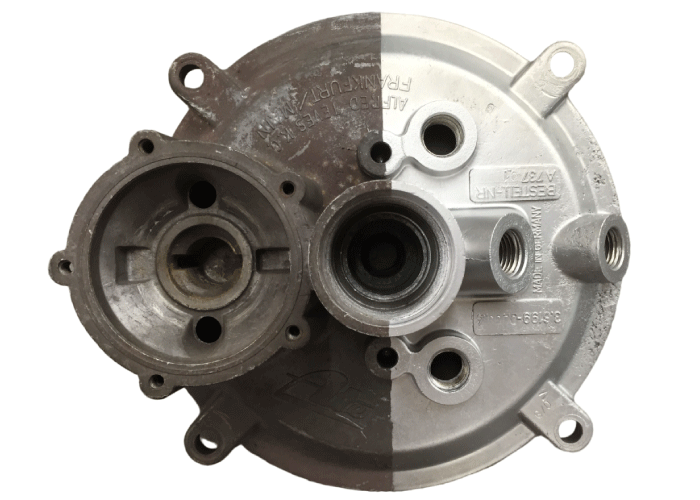 An example of a treatment using Aquablast technology