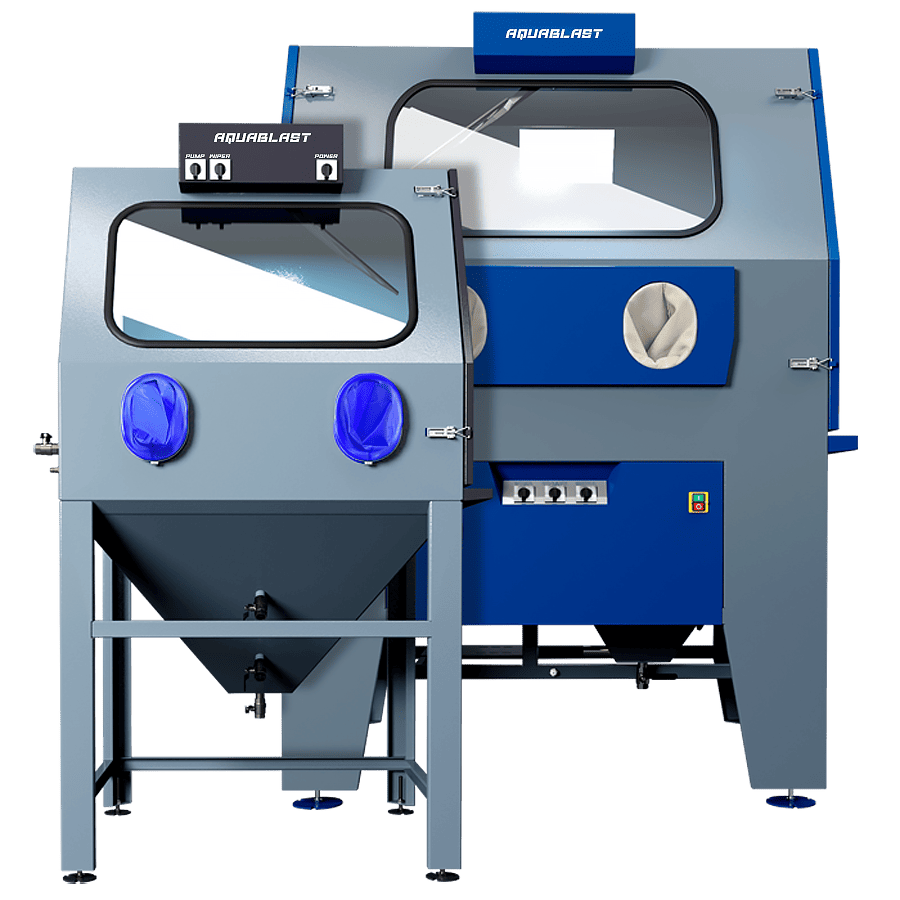 Aquablast parts cleaning equipment